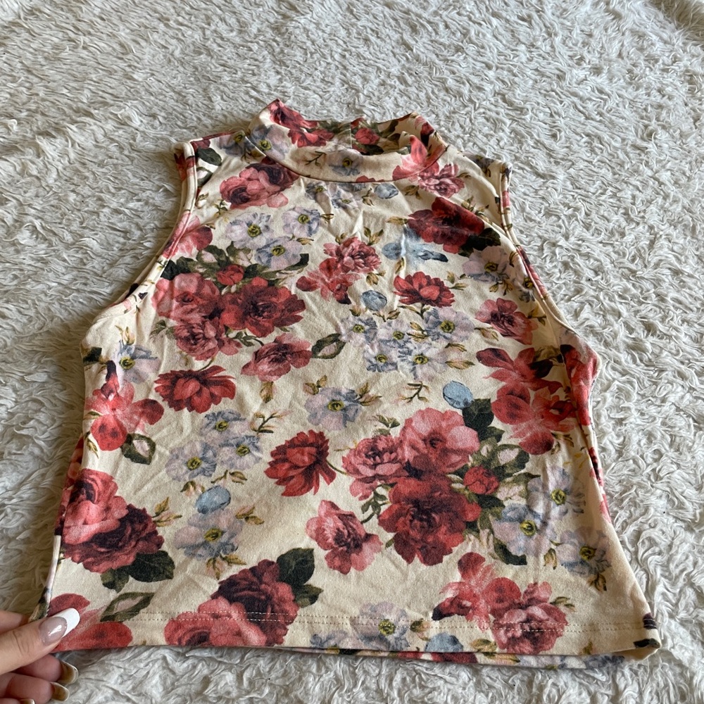 Wet Seal Floral Crop Top